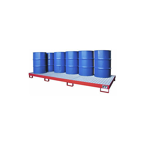 Cubeta colectora de acero capacidad de recogida 240 l para 10