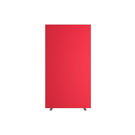 Trennwand easyScreen  einfarbig  rot  Breite 940 mm