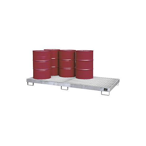 Cubeta colectora de acero  capacidad de recogida 240 l  para 8