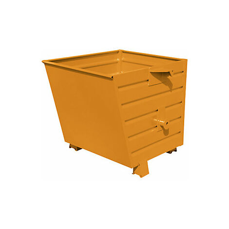 Volquete  apilable  capacidad 0,55 m³  amarillo naranja RAL