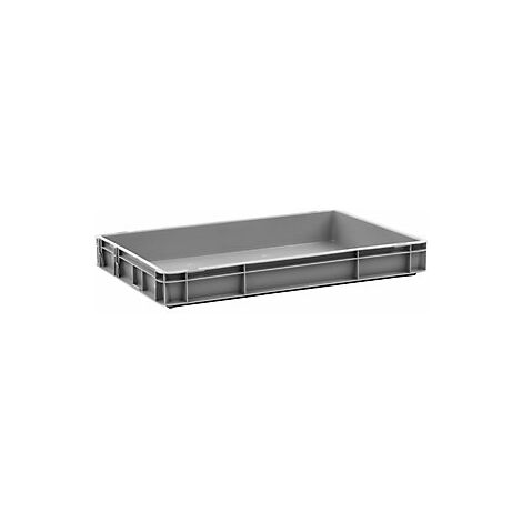 Eurokoffer/Gerätekoffer, stapelbar, LxBxH 600 x 400 x 185 mm, PE-HD