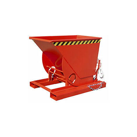 Volquete compacto  capacidad 0,5 m³  rojo vivo