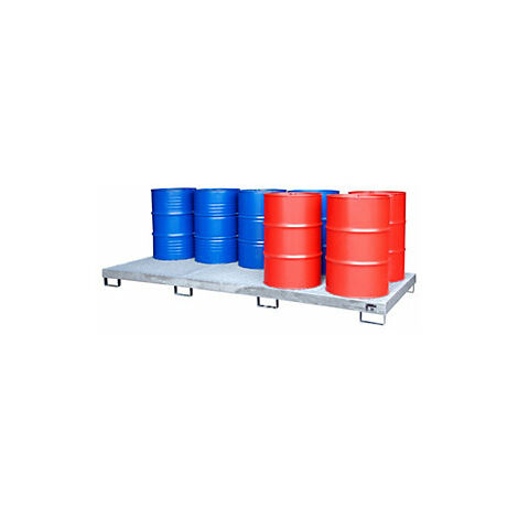Cubeta colectora de acero capacidad de recogida 240 l para 10