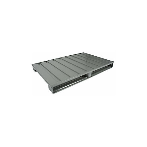 Palet plano de acero  L x A 1200 x 800 mm  carga máx 2000 kg 