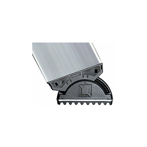 Escalera doméstica plegable de aluminio mixta peldaños de 12cm -4 Peldaños  + plataforma