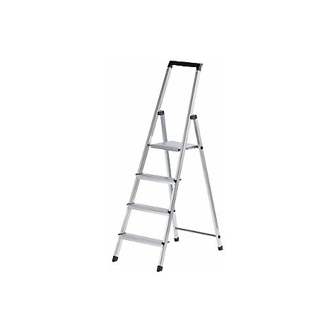 Escalera tipo tijera de peldaños planos con plataforma de (1/5)