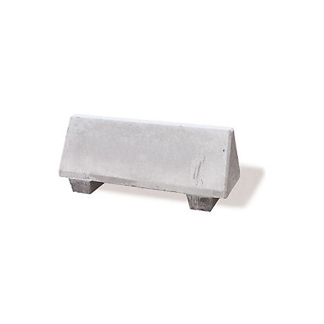Beton-Absperrung  LxBxH 1090 x 390 x 465 mm  VE 2 Stk  grau