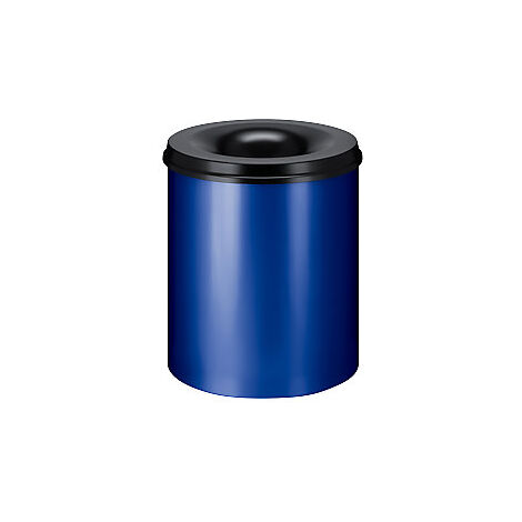Papelera de seguridad  acero  autoextinguible  capacidad 80 l