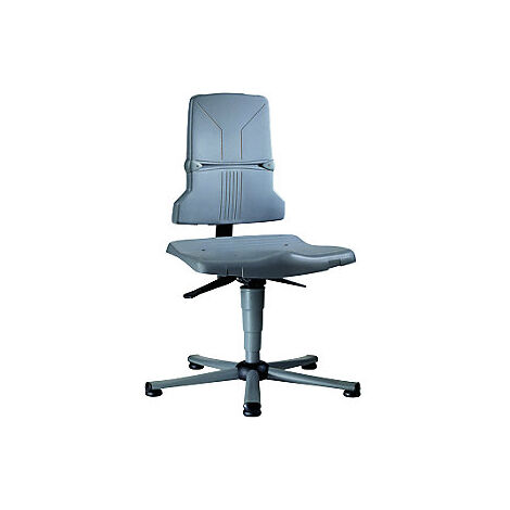 Silla de trabajo ESD Sintec 1 en zapatillas gris - Respaldo Contacto permanente - 9800-1000 (1/3)