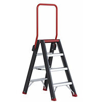 Escalera tipo tijera de seguridad ascenso por ambos lados 2 x