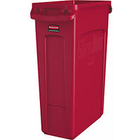 Cubo de basura SLIM JIM® capacidad 87 l con conductos de