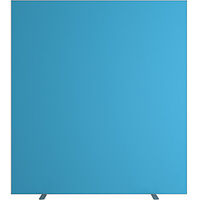 Trennwand easyScreen einfarbig mit Schallschutz blau