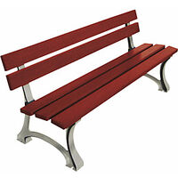 Banco para parques MORA altura total 746 mm longitud 1800 mm