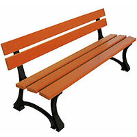 Banco para parques MORA altura total 746 mm longitud 1800 mm