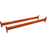 Soportes de apoyo 1 par naranja puro RAL 2004 longitud 1825
