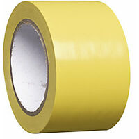 Cinta de vinilo monocolor para marcar suelos anchura 75 mm
