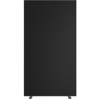 Trennwand easyScreen einfarbig schwarz Breite 940 mm