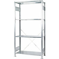 Fachbodenregal HxB 2000 x 1060 mm Grundregal Bodentiefe 400