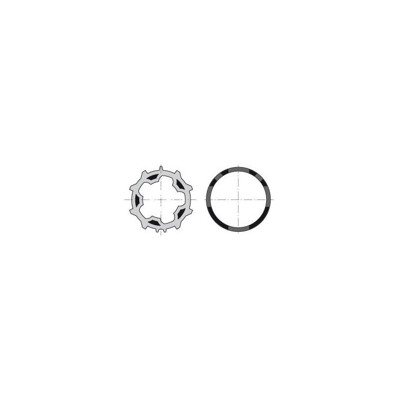 SOMFY 9001465 - Roue et couronne tube ZF54 - Pour moteur de volet roulant