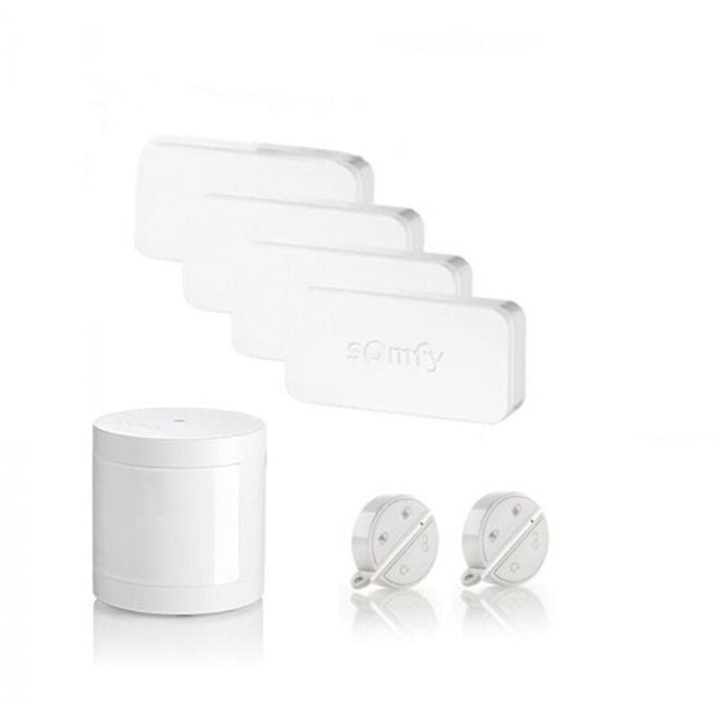SOMFY 1875300 - Pack accessoires Integral Home Alarm - Avec 4 détecteurs IntelliTAG, 2 badges télécommandes et 1 détecteur de mouvement - Compatible Home Alarm et Somfy One+