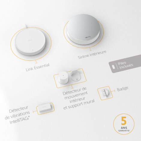 SOMFY 1875259 - Home Alarm Advanced - Alarme maison sans fil connectée - Module GSM - Compatible avec Alexa, l'Assistant Google et TaHoma (switch)