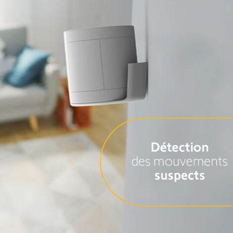 SOMFY 2401490 - Détecteur de mouvement intérieur - Compatible animaux - Compatible Somfy Home Alarm (Advanced), Somfy One (+)
