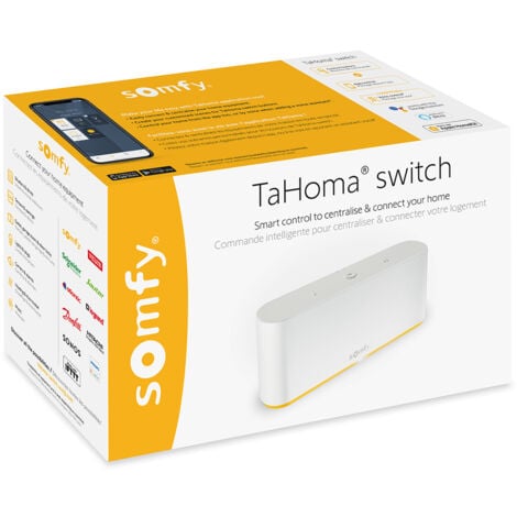 Commande intelligente SOMFY TaHoma® switch pour centraliser et connecter votre logement 1870595