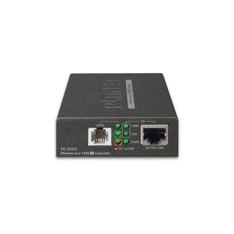 Planet VC-231G Bridge/Repeater 1000 Mbit/s Netzwerkbrücke Schwarz