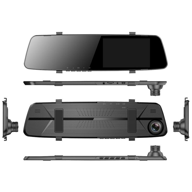 360 Grad Panorama DashCam Autokamera mit 4,5' IPS Display, Loop