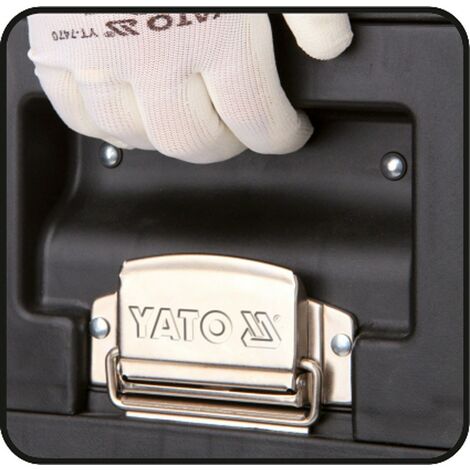 Yato YT-09107 Kleinteile-/Werkzeugkasten Metall Schwarz, Rot