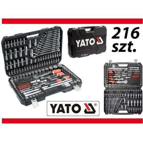 YATO YT-38841 1/4", 3/8", 1/2" Steckschlüsselsatz