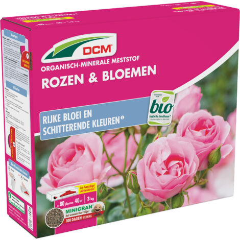 DCM Dünger Rosen & Blumen 3 kg Dünger