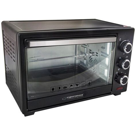 Esperanza Eko007n Mini Backofen 10 L 800 W Schwarz