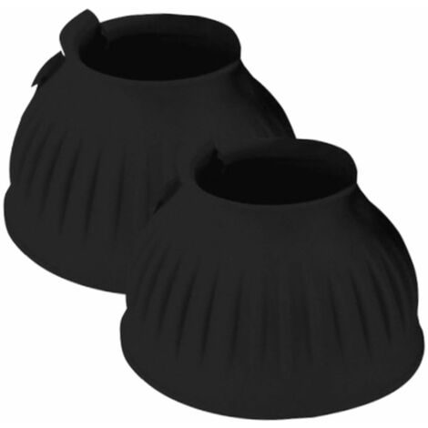 CATAGO Hufglocken GUMMI, 2 Sück - schwarz - S