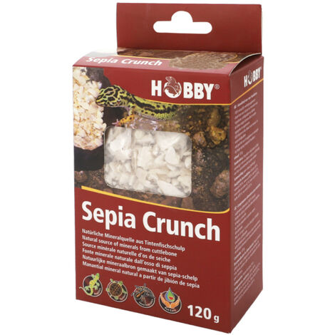 Hobby Sepia Crunch Stücke aus Sepiaschale zur Nahrungsergänzung - 120 g