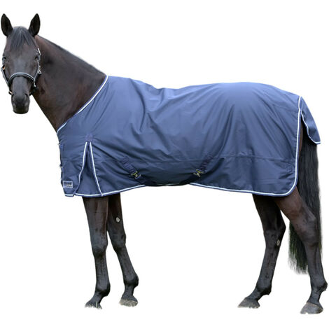 EQuest Outdoordecke Kingston für Pferde, navy - 200g/m² - 135 cm (1/4)