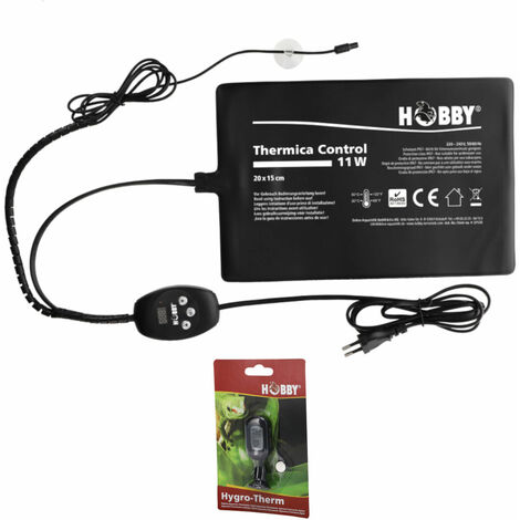 Hobby Thermica Control 11 W inkl. Hygro-Therm - Heizmatte + Hygrometer / Thermometer (1/5)