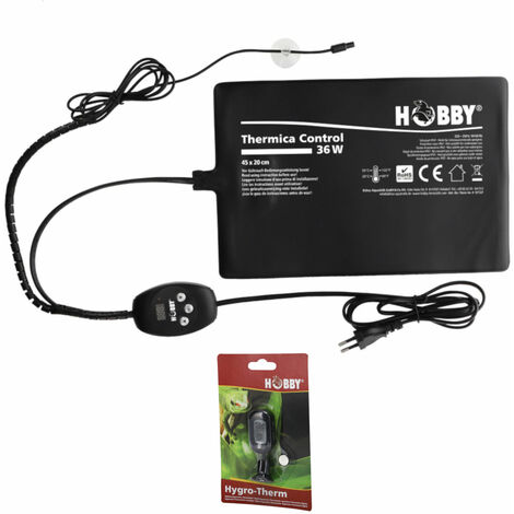 Hobby Thermica Control 36 W inkl. Hygro-Therm - Heizmatte + Hygrometer / Thermometer (1/5)