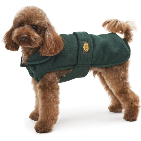 Fashion Dog Fleece-Hundemantel - Grün - 33 cm