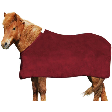 EQuest Pferdedecke speziell für Isländer, bordeaux - Dralon 125 cm