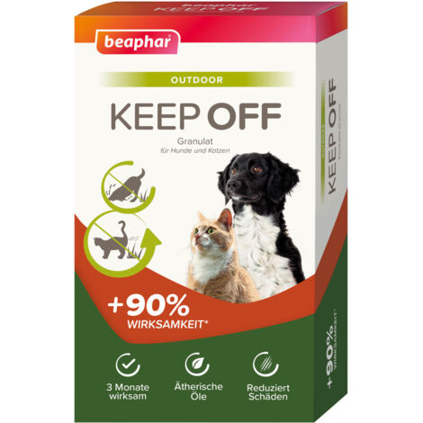Beaphar KEEP OFF Outdoor Fernhalte-Granulat für Hunde und Katzen - 2x 200 g