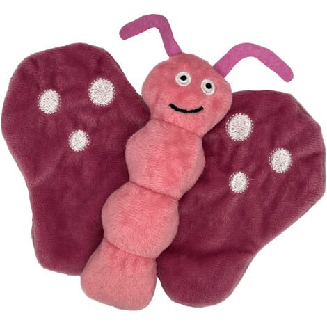 Aumüller Katzenspielzeug Schmetterling Viola - Plüschtier zum Schmusen mit Katzenminze (1/3)
