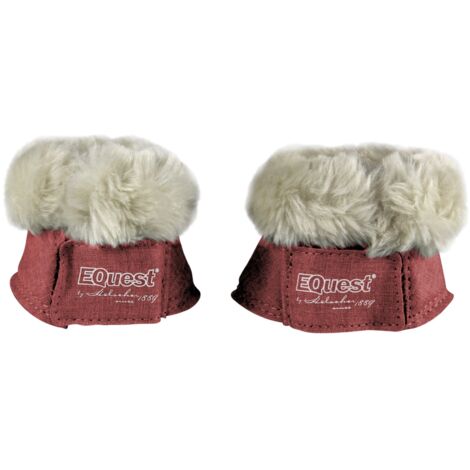 EQuest Hufglocke Melange speziell für Mini-Shettys, 2er Set - Bordeaux (1/3)