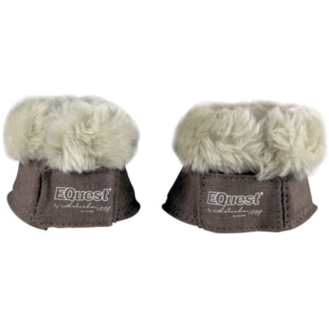 EQuest Hufglocke Melange speziell für Mini-Shettys, 2er Set - Mocha (1/3)