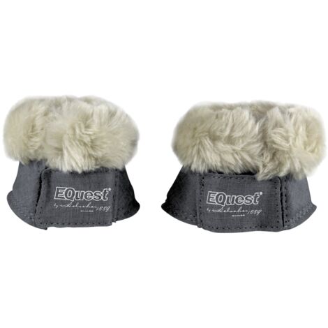 EQuest Hufglocke Melange speziell für Mini-Shettys, 2er Set - Schwarz (1/5)