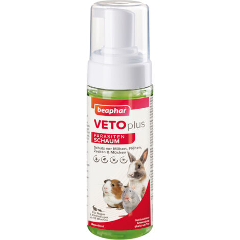 Beaphar VETOplus Parasiten Schaum für Nager und Kleinsäuger - 150 ml