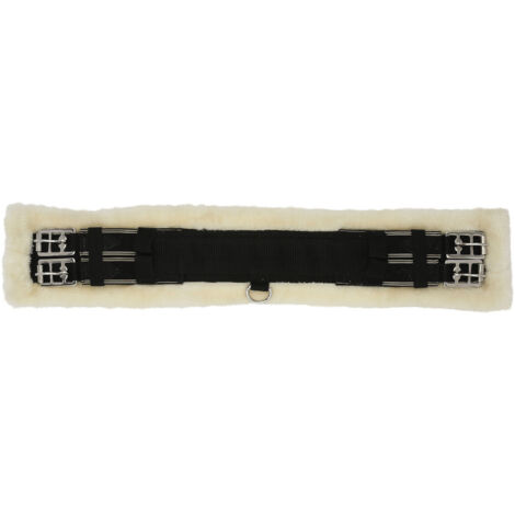 Horse Guard Dressur-Sattelgurt mit imitiertem Lammfell - 45 cm