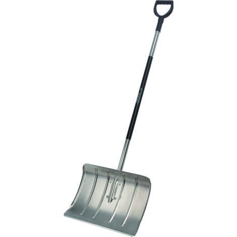 Freund Victoria Aluminium Schneeschieber Stahlkante 50x35 cm Alu-Stiel D-Griff