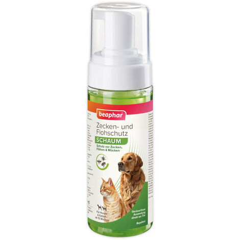 Beaphar Zecken- und Flohschutz Schaum 150 ml Zeckenschutz Flohschutz