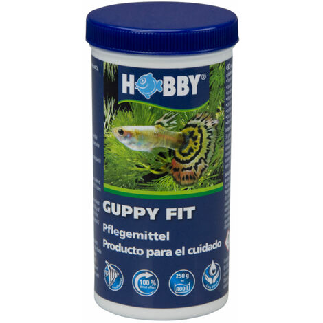 Hobby Guppy Fit - Produits d'entretien pour l'eau d'aquarium - 250 g